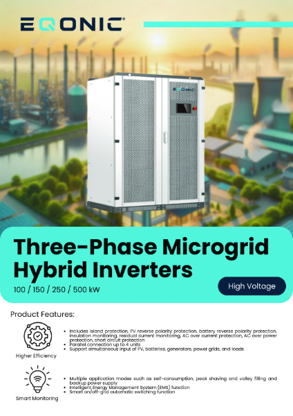 High Voltage Three Phase Microgrid Hybrid Inverters Data Sheet