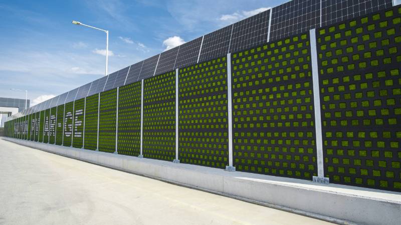 HATKO Recycled Rubber Noise Barrier System - Acoustic Fencing
