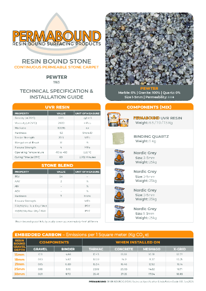 Pewter_1165_Resin_Bound_Stone_TDS_PERMABOUND