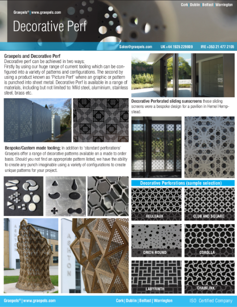 Decorative Metal at aGlance