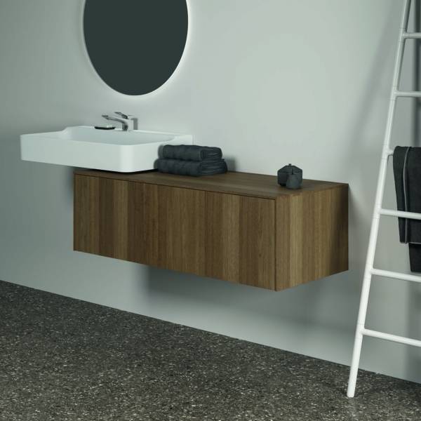 Conca 120cm Wall Hung Washbasin Unit