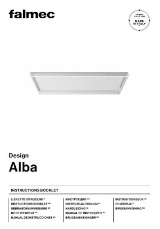 Falmec-alba-takventilator-bruksanvisning