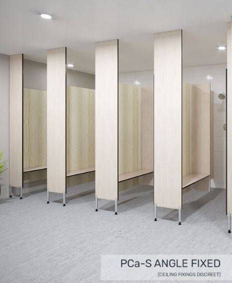 Shower cubicle - Pedestal Mounted Ceiling Fixed – (PC-S)