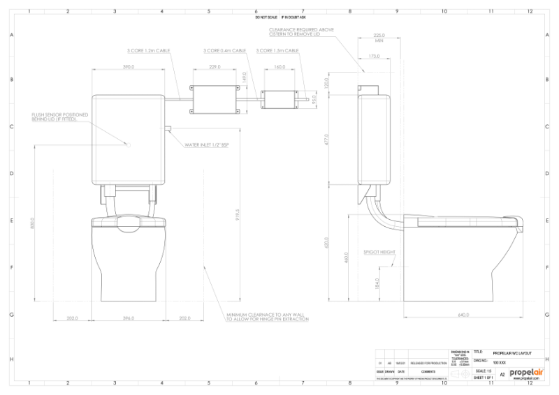 Propelair® - Technical drawing