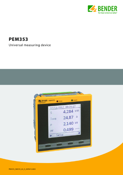 PEM353 Data Sheet