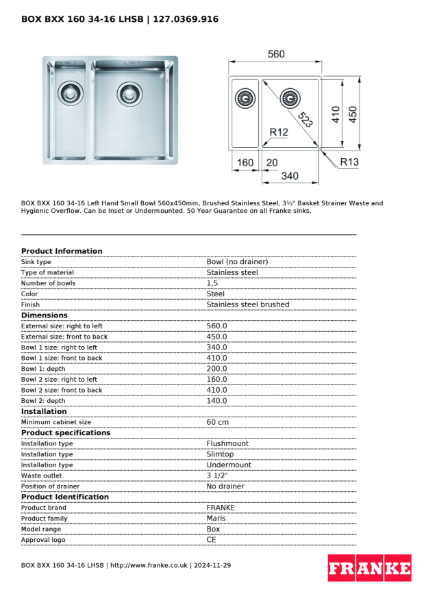 Product Sheet 127.0369.916