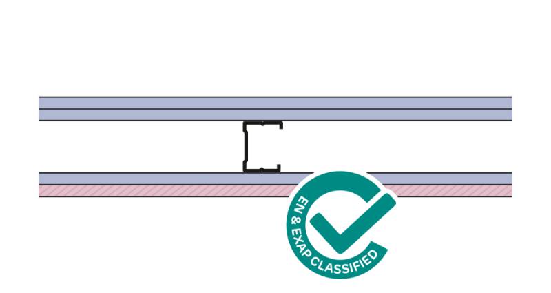 Siniat Single Frame Metal Stud Partition CS50R-212dB#12dB12FMR - Metal Stud Partitioning