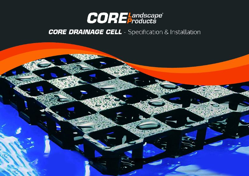 CORE DRAINAGE CELL Specification & Install