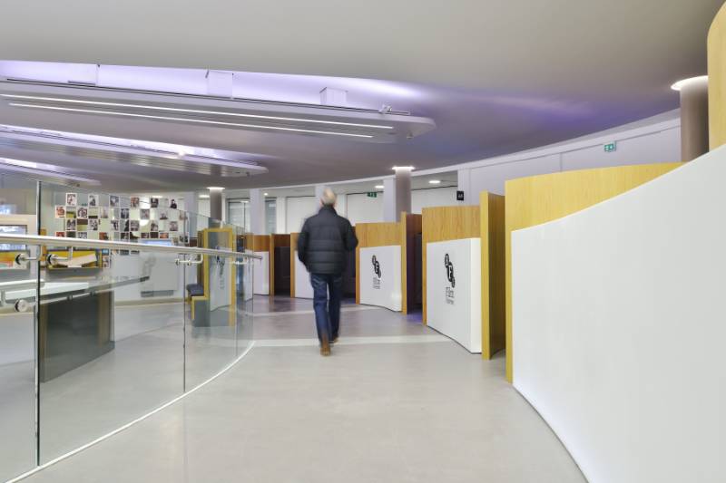 Iconic Manchester Library provided with tough and attractive Resuflor Terrazzo flooring