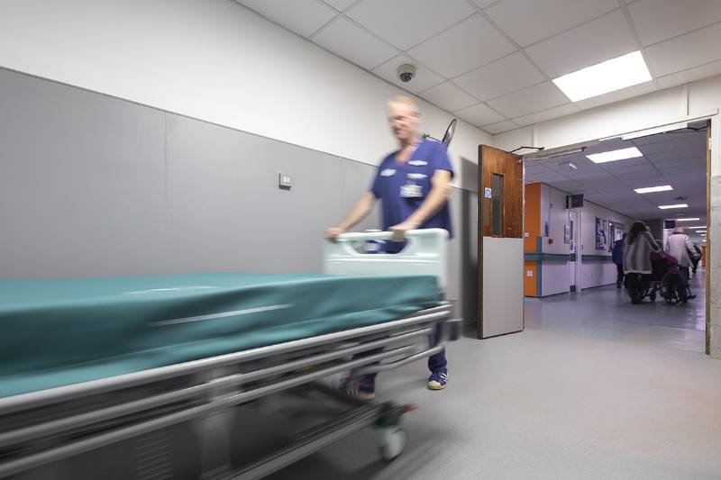Royal Cornwall uses Altro wall protection and new adhesive-free flooring for busy corridor