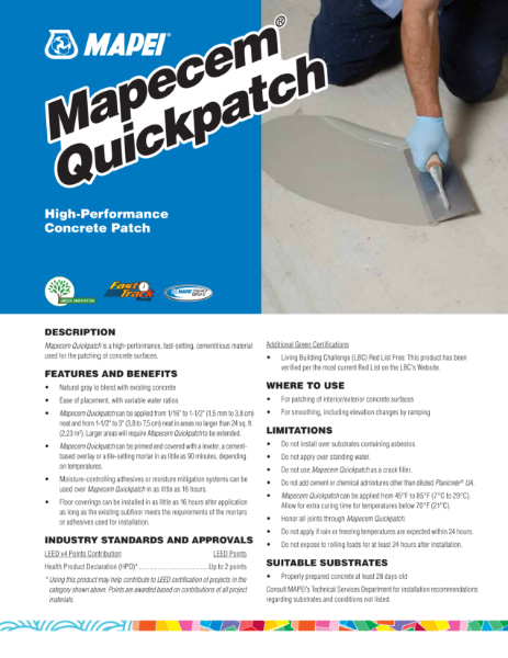 Mapecem® Quickpatch