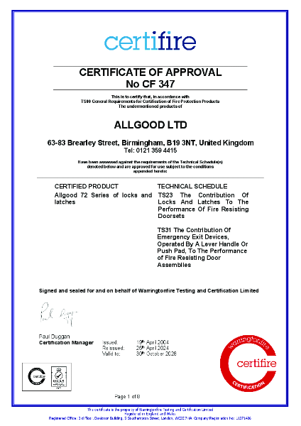 Certifire Certificate