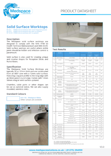 Solid Surface Worktops