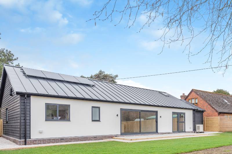 Shropshire contemporary new build bungalow