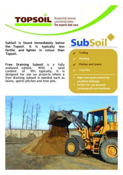 SubSoil Product Information Sheet