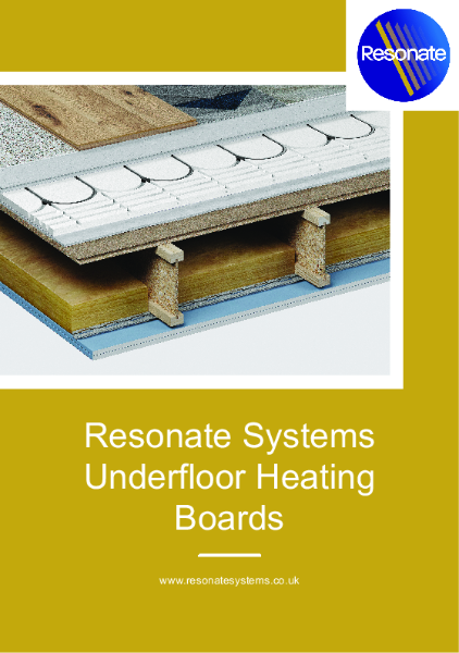 Resonate Systems Underfloor Heating Boards Brochure