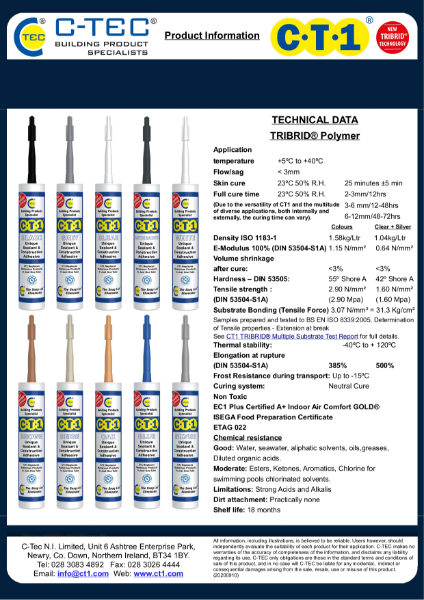 CT1 Product Information Sheet