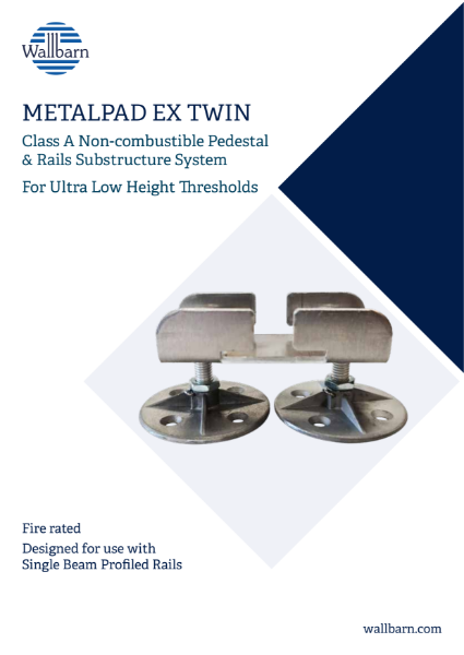 MetalPad TWIN Class A pedestal