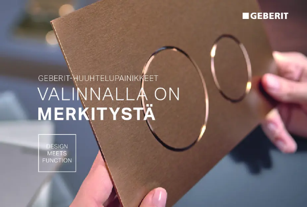 Geberit huuhtelupainike esite