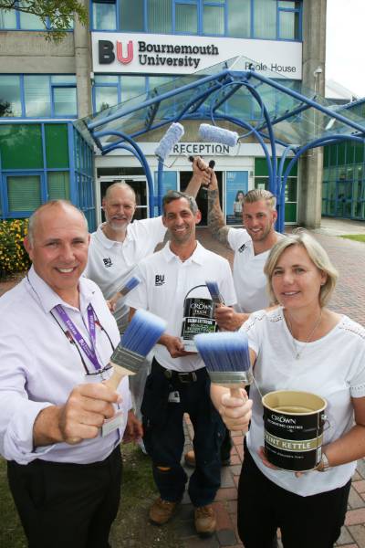 CROWN PAINTS A BRIGHT FUTURE WITH BOURNEMOUTH UNIVERSITY