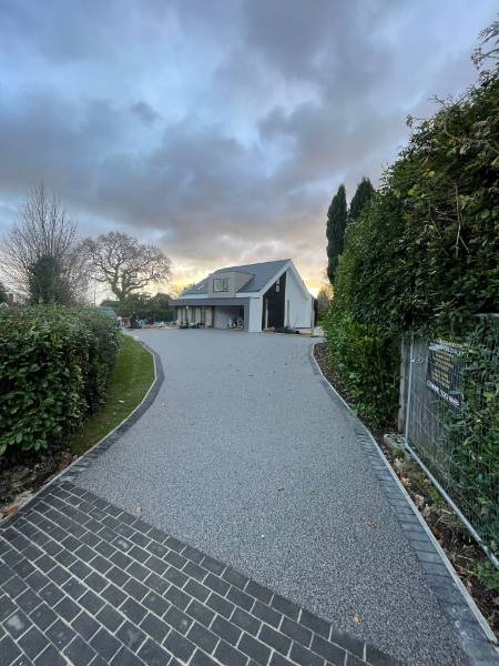 New build driveway and patio installed in Bournemouth