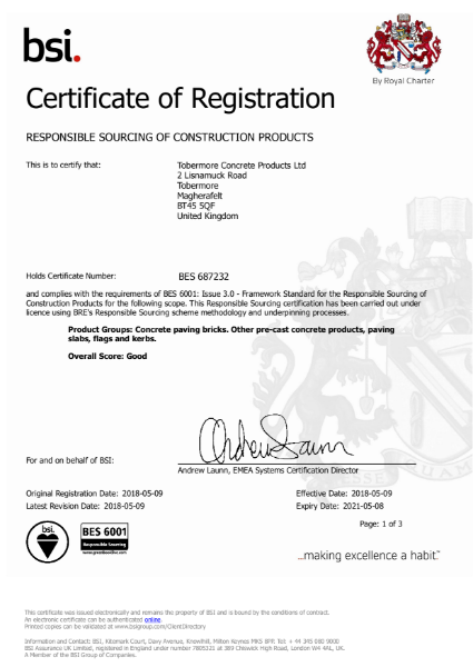 Certificate of Registration