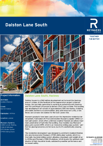 Case Study: Dalston Lane South, featuring aluminium windows and doors