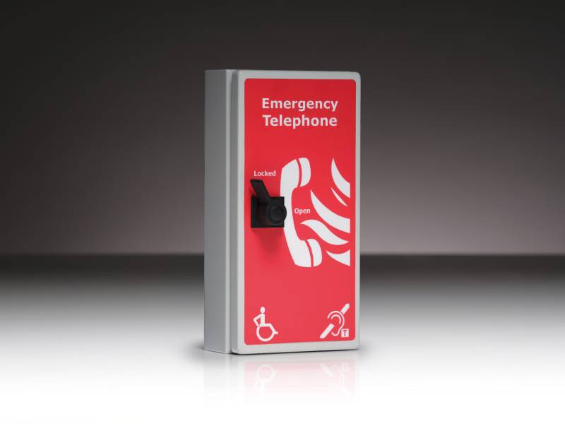 Lexicomm EVCS Weatherproof Type A IP66 rated  Fire Telephone - Emergency voice communication system