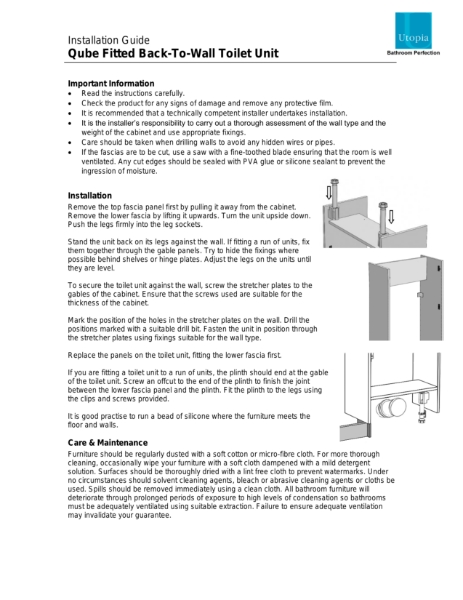 Qube WC unit