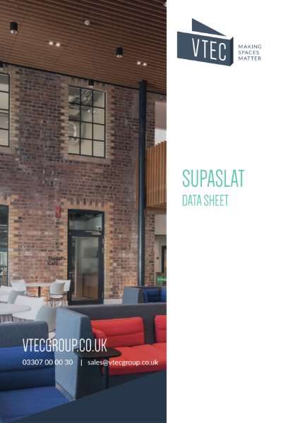SupaSlat - Fire Rated Slatted Wall and Ceilings - Data Sheet