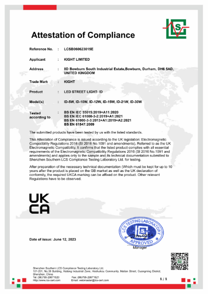 Certificate of Compliance