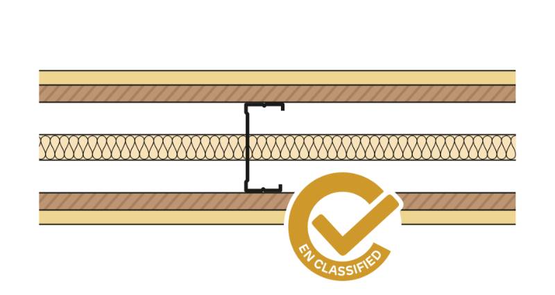 Siniat Single Frame Metal Stud Partition CS90Y-15Un18Ply-25G - Metal Stud Partitioning