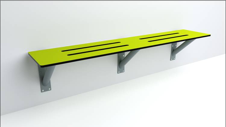 Perimeter Benching with Cantilever Brackets