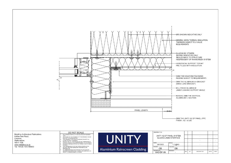 Unity A1 DF-09 Technical Drawing
