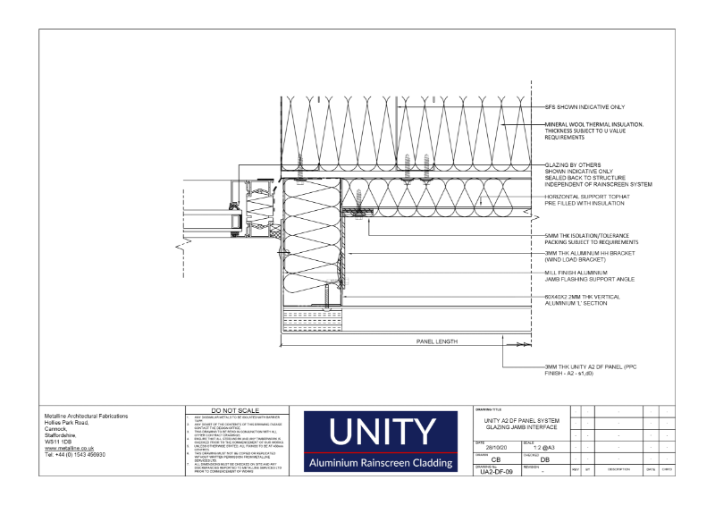 Unity A2 DF-09 Technical Drawing