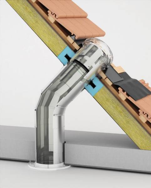 Crystal Glass Daylight Pipe