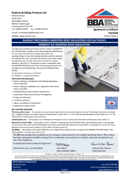 19/5648 ProTherm G XPS X 300 SL