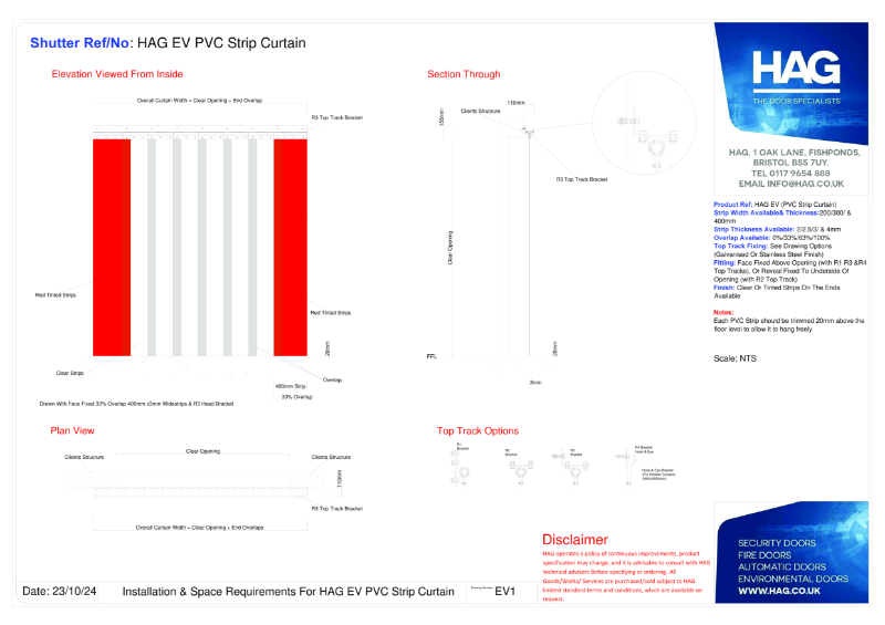 CAD PVC Strip Curtain