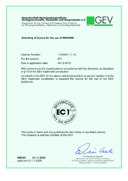 GEV-EMICODE® EC1 PLUS