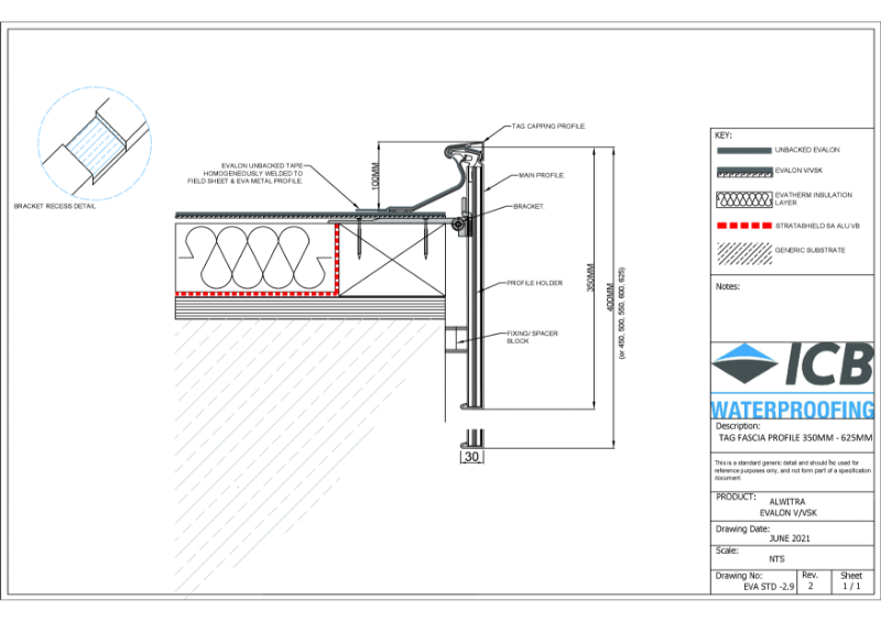 EVA-2.9 TAG Fascia Profile 350-625mm - REV 2