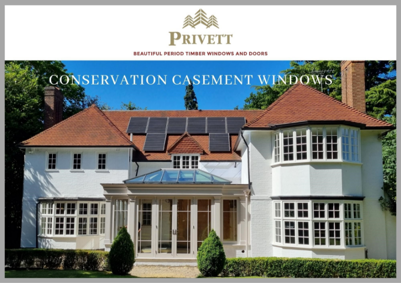 Conservation Slimline Set Back Casement Window 110