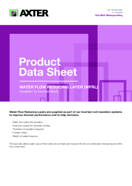 Water Flow Reducing Layer Product Data Sheet