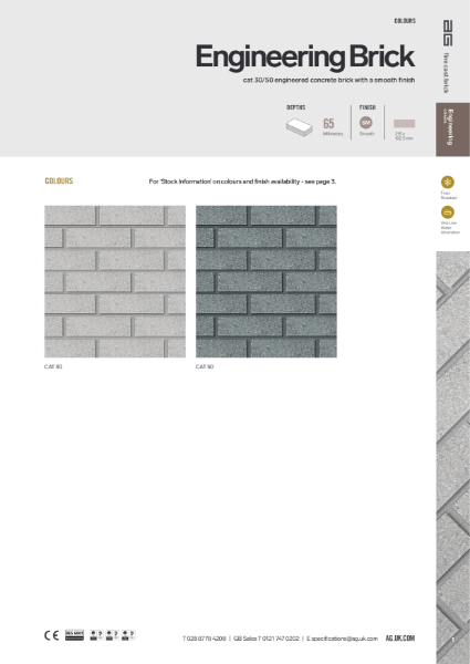 Engineering Brick Data Sheet