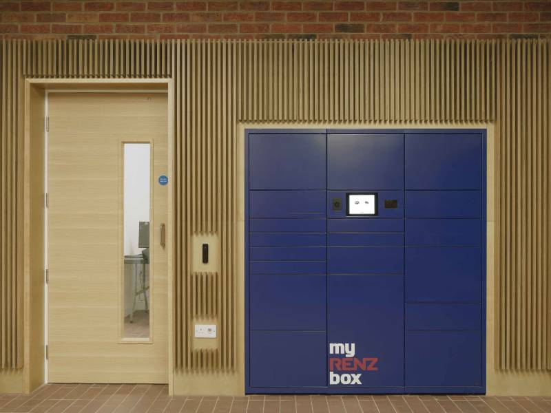 myRENZbox - Intelligent Parcel Delivery - 50/ 100/ 200/ 300/ 500 Algorithm Calculated - Fire Rated and Non Fire Rated Options Available - Apartment Letter And Parcel Lockers