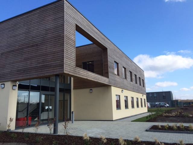 Kestrel Aluminium. Case Study: Welsh Air Ambulance Charity HQ, Llanelli