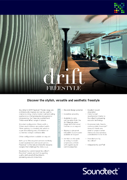 Drift Spec Sheet