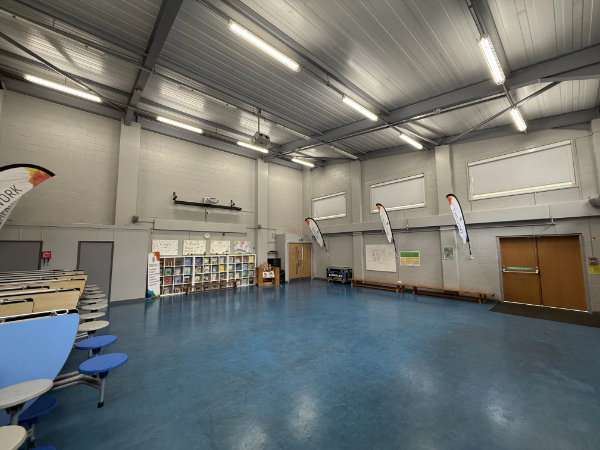 Reverberation control at Sandy Lane Primary School