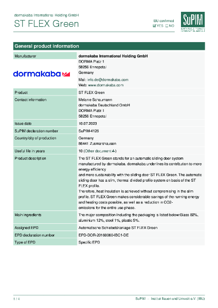 Sustainable Product Information