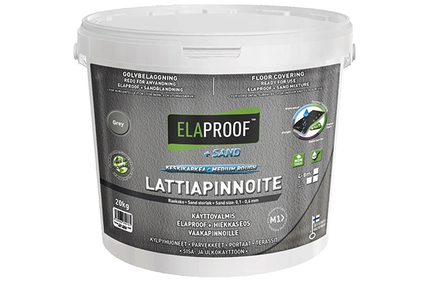 ElaProof+SAND Lattiapinnoite