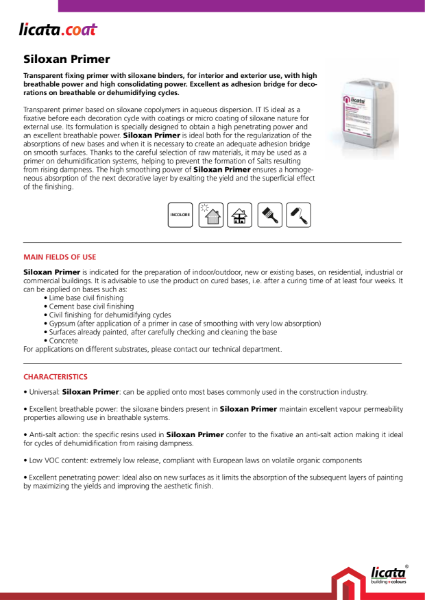 Licata Siloxan Primer